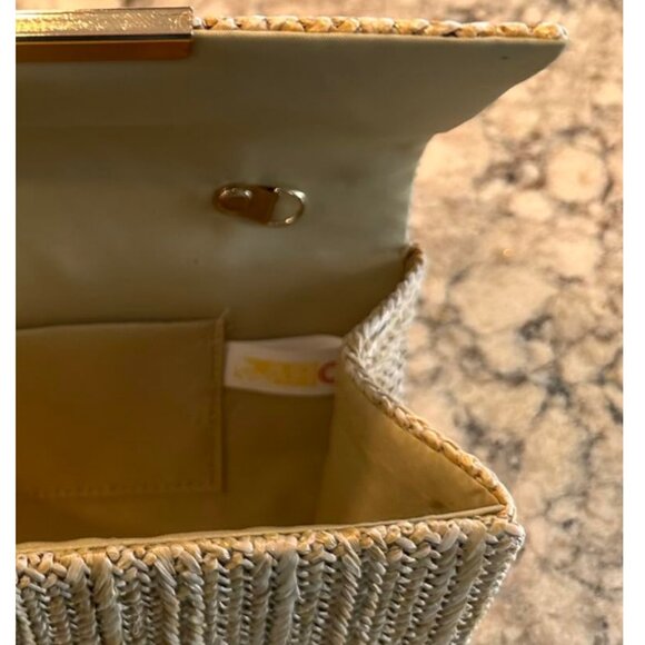 Straw Beach Clutch Summer Purse Evening Shoulder Handbag Party Prom Wedding Bag - Picture 7 of 7